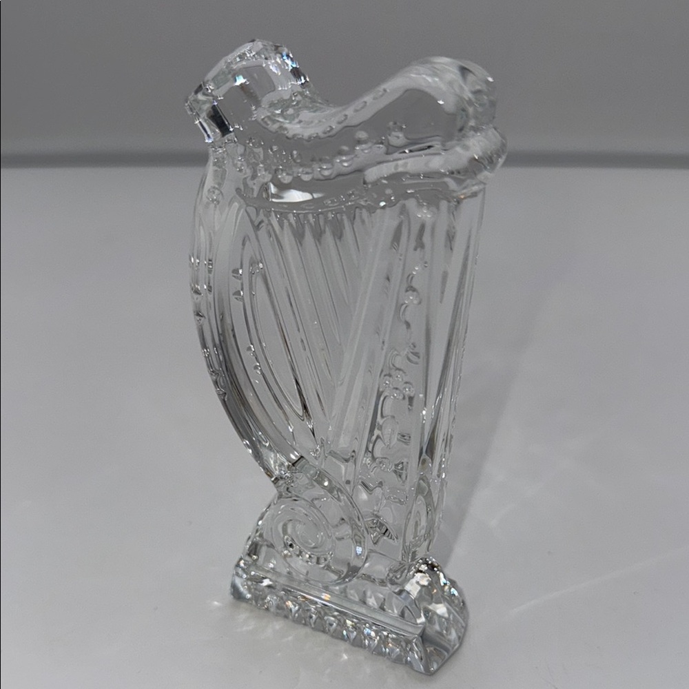 Waterford Crystal Silver Harp Accent Decor